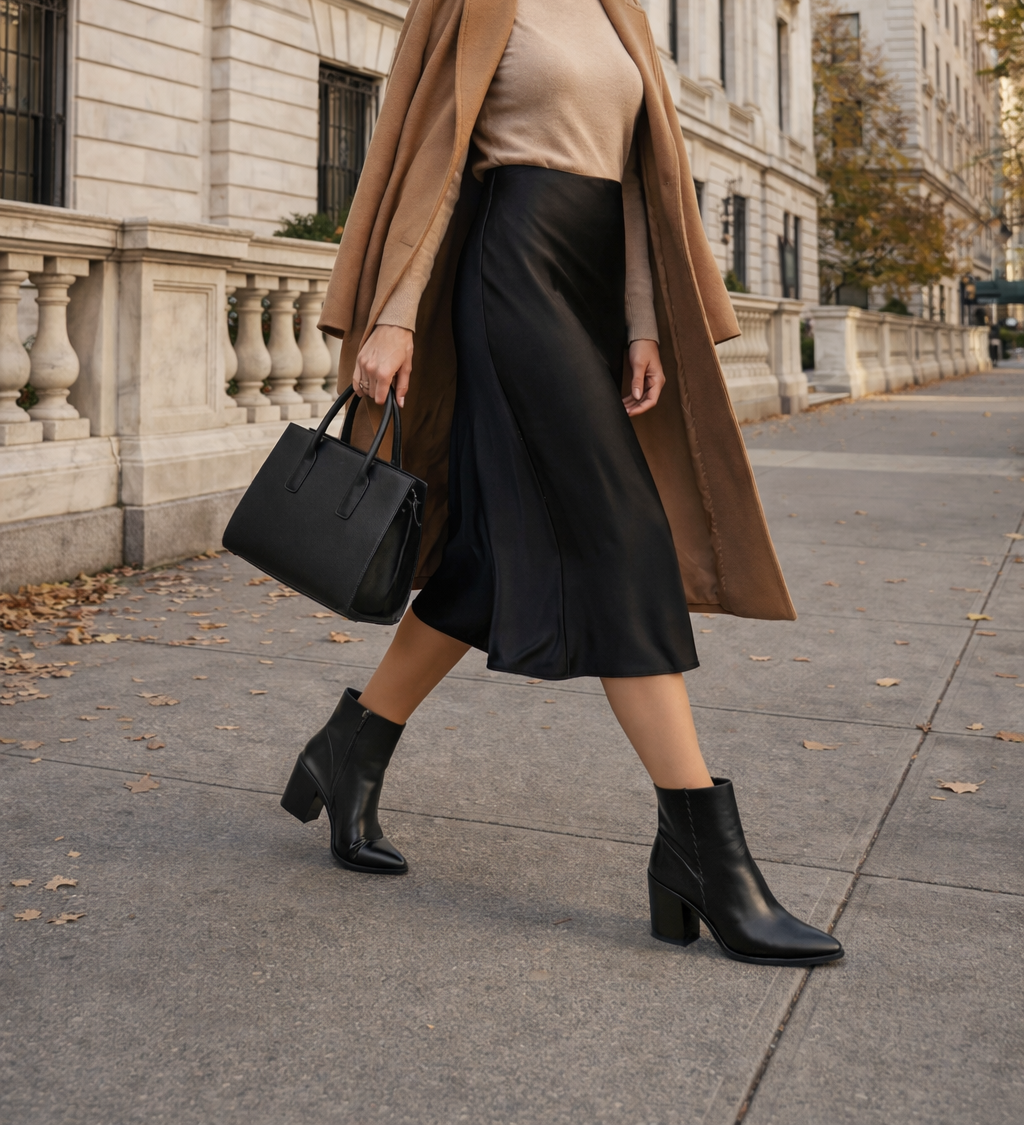 Botines de piel Oralia Collection