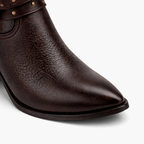 Bota Évora Moka de Piel | Tacón 8 cm