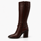 Bota Alessia de Piel chocolate