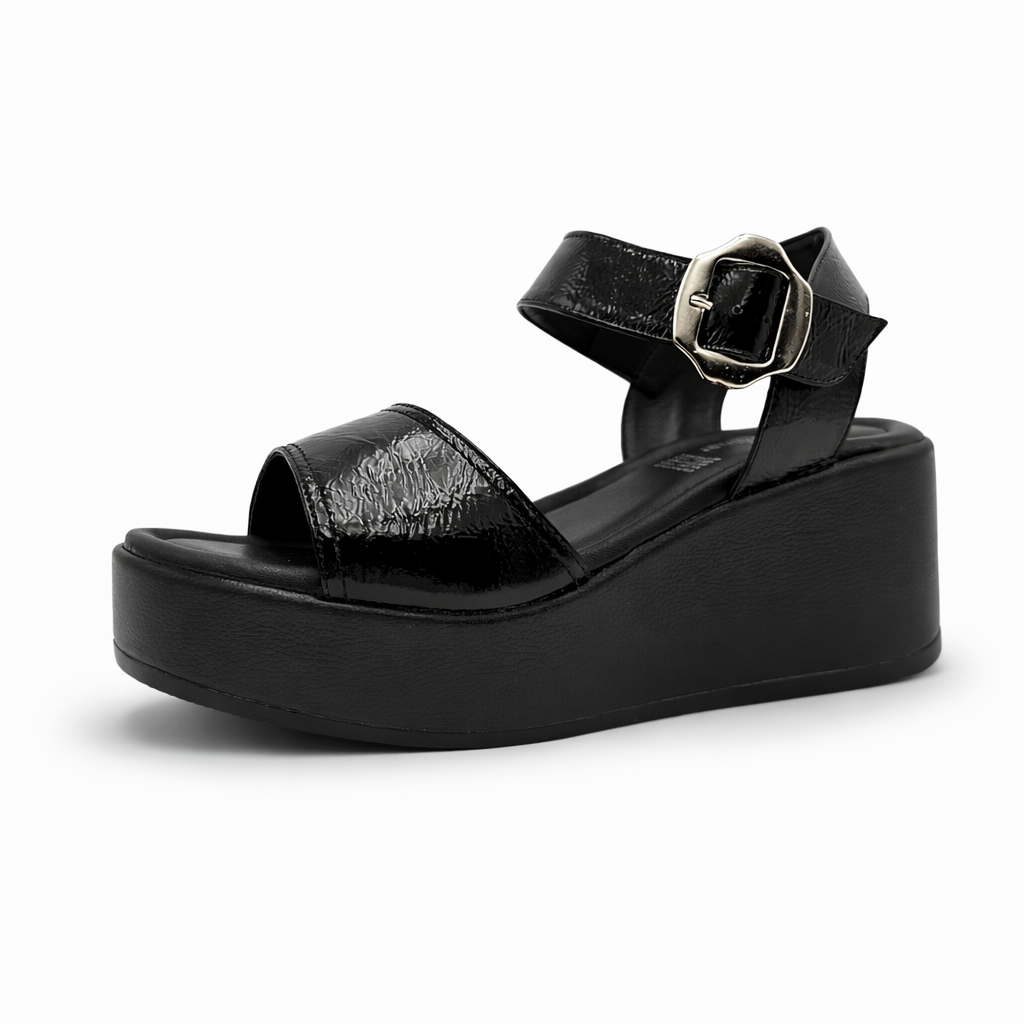 Sandalia de Plataforma con Hebilla | Oralia Collection